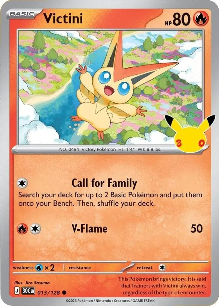 Victini — karta Pokémon — stan Near Mint