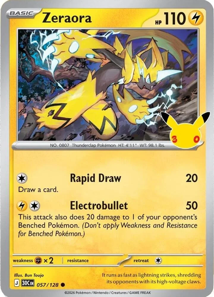 Zeraora — karta Pokémon — stan Near Mint