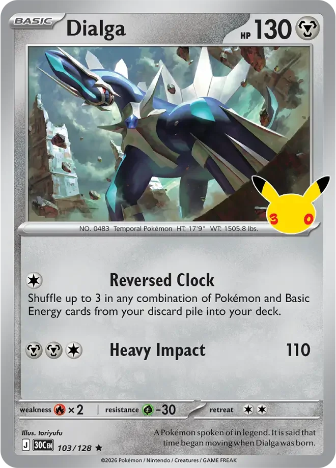 Dialga — karta Pokémon — stan Near Mint