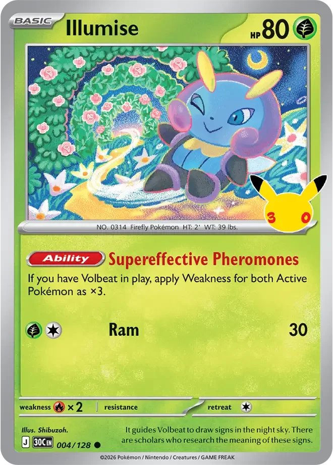 Illumise — karta Pokémon — stan Near Mint