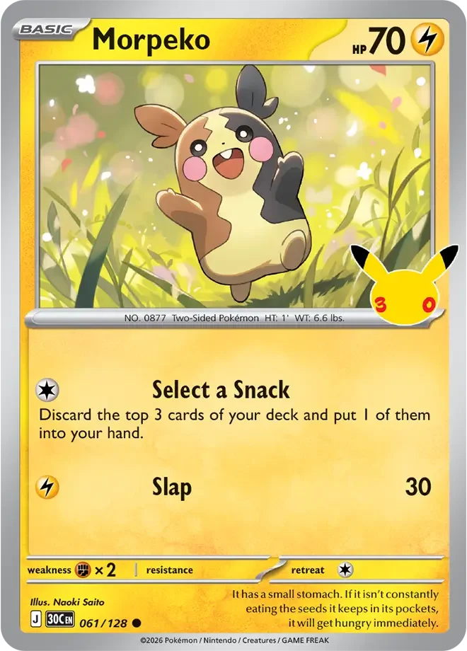 Morpeko — karta Pokémon — stan Near Mint