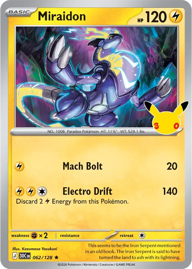 Miraidon — karta Pokémon — stan Near Mint