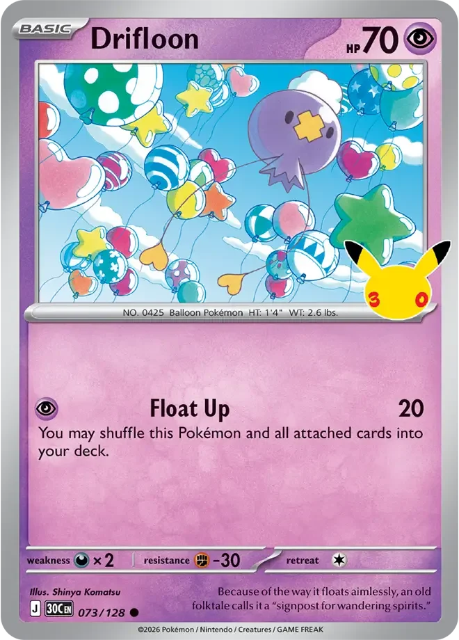 Drifloon — karta Pokémon — stan Near Mint