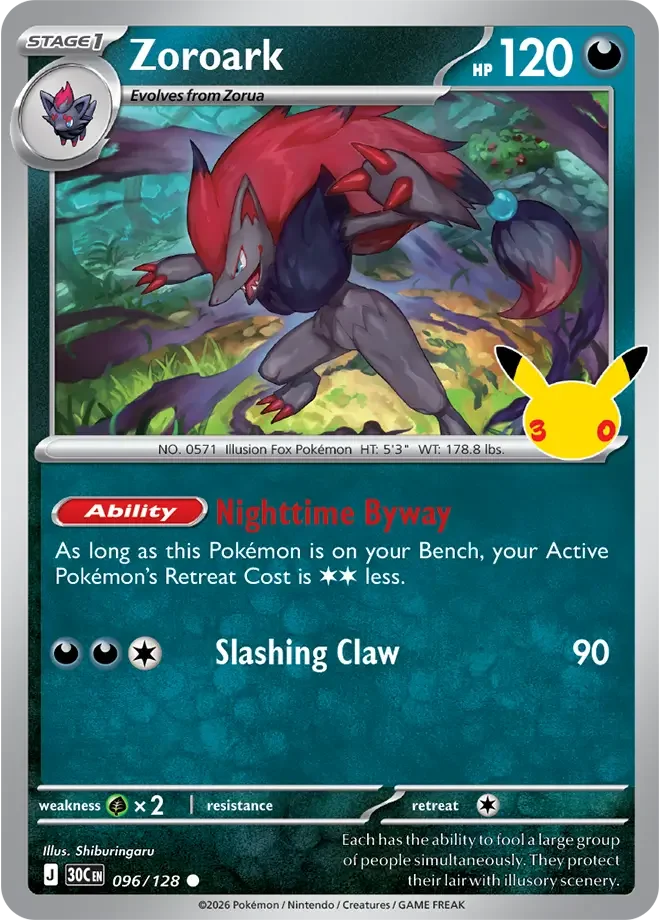 Zoroark — karta Pokémon — stan Near Mint