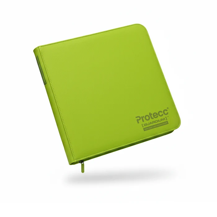 LIME GREEN SEMI-RIGID CARD HOLDER BINDER