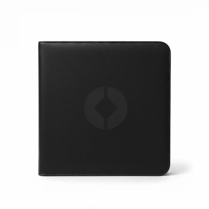 BLACK SEMI-RIGID CARD HOLDER BINDER view 2