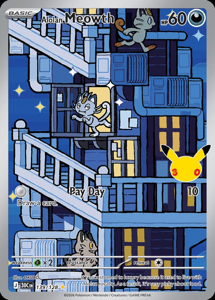 Alolan Meowth — karta Pokémon — stan Near Mint