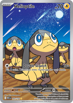Helioptile — karta Pokémon — stan Near Mint