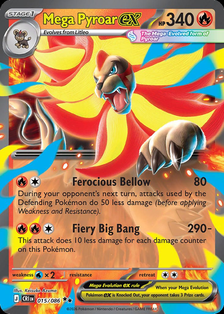 Mega Pyroar — widok 1