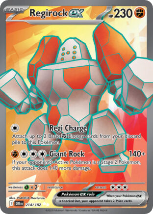Regirock — karta Pokémon — stan Near Mint