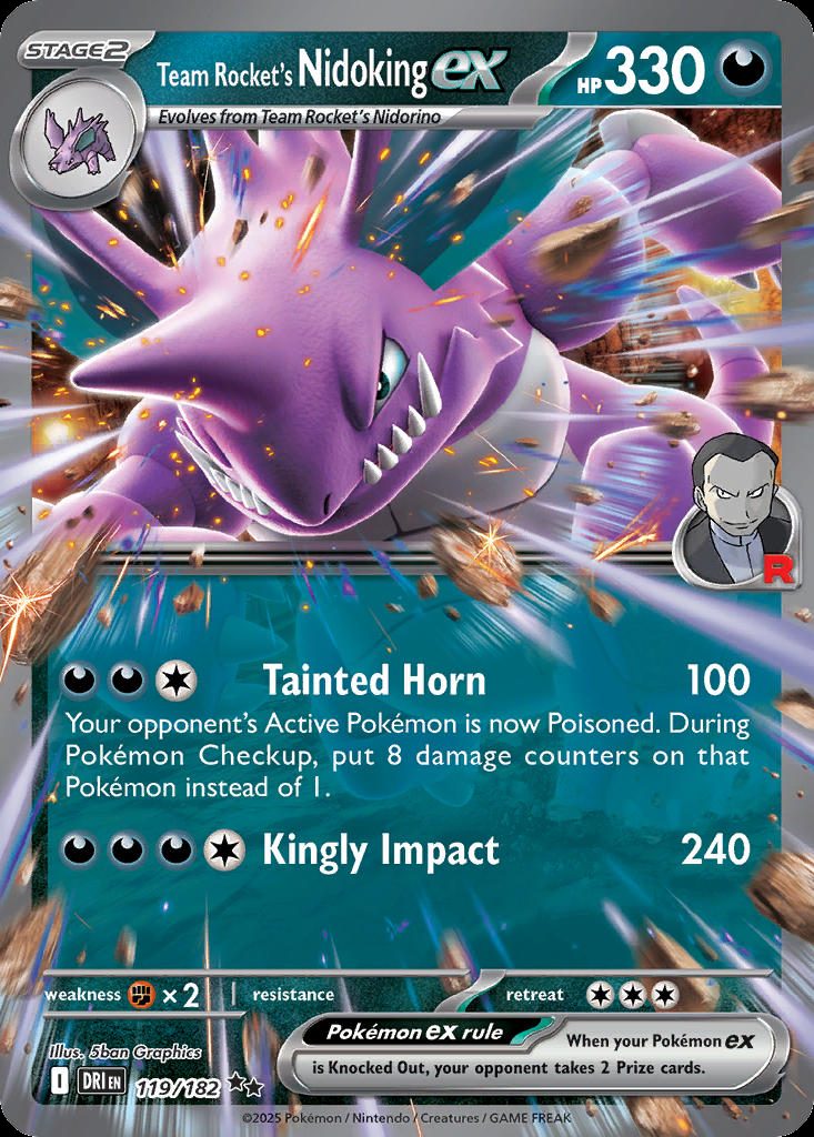 Team Rocket's Nidoking — widok 1