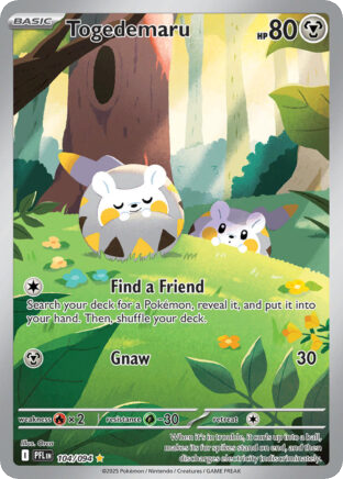 Togedemaru — karta Pokémon — stan Near Mint