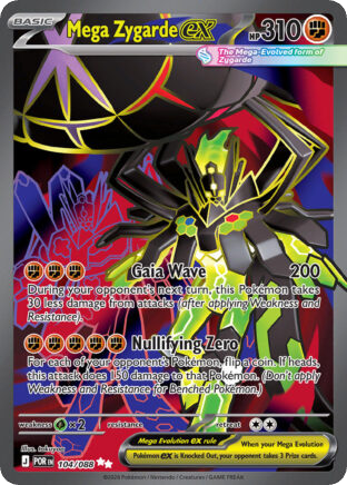 Mega Zygarde — karta Pokémon — stan Near Mint