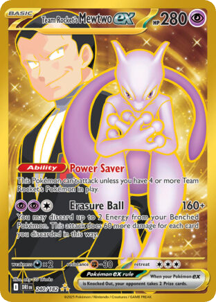 Team Rocket's Mewtwo — karta Pokémon — stan Near Mint