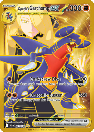 Cynthia's Garchomp — karta Pokémon — stan Near Mint