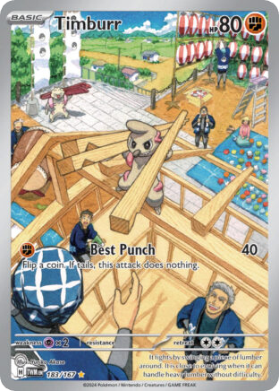 Timburr — karta Pokémon — stan Near Mint