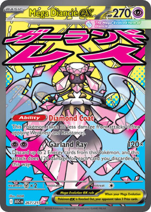 Mega Diancie — karta Pokémon — stan Near Mint
