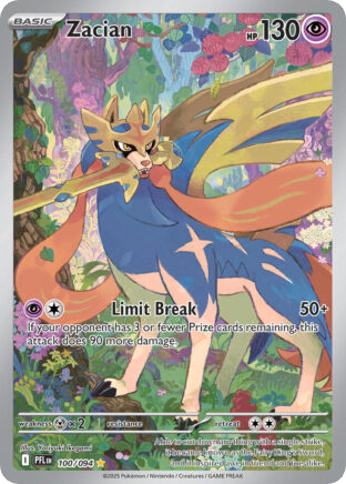 Zacian — karta Pokémon — stan Near Mint