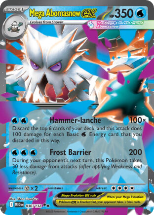 Mega Abomasnow — karta Pokémon — stan Near Mint