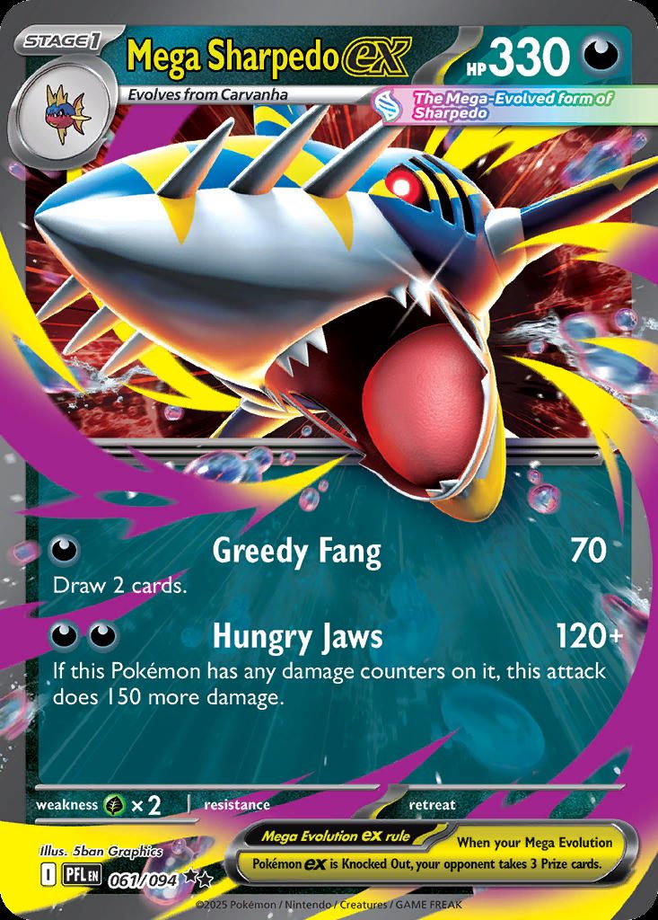 Mega Sharpedo — widok 1