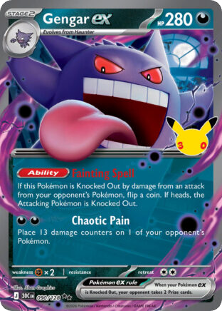 Gengar — karta Pokémon — stan Near Mint