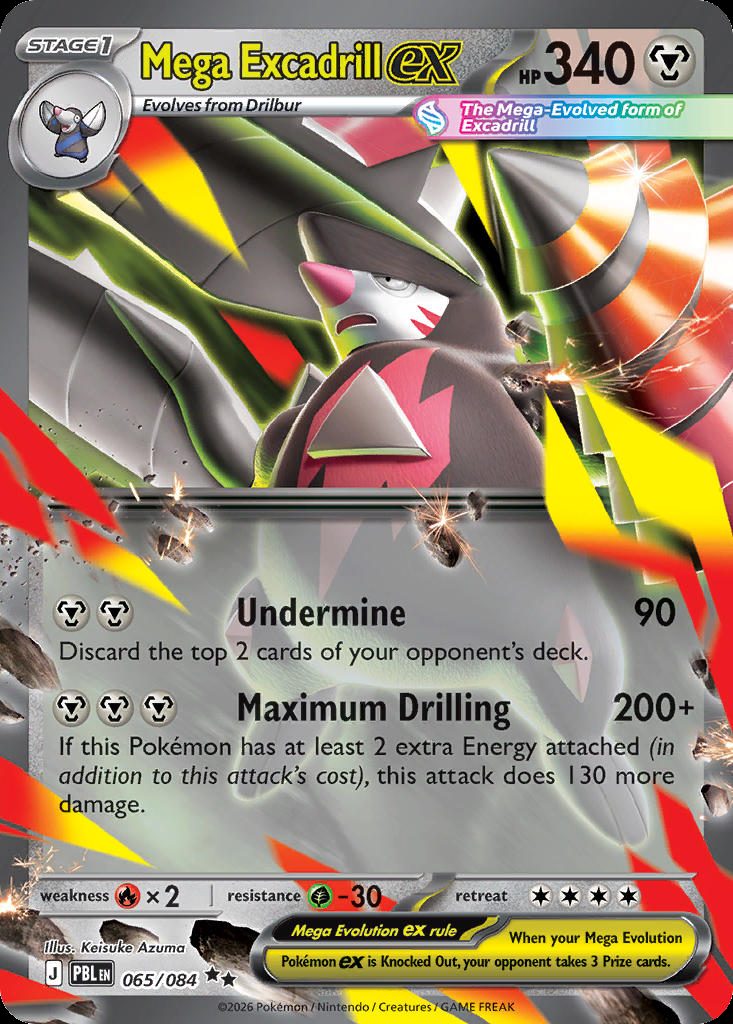 Mega Excadrill — widok 1