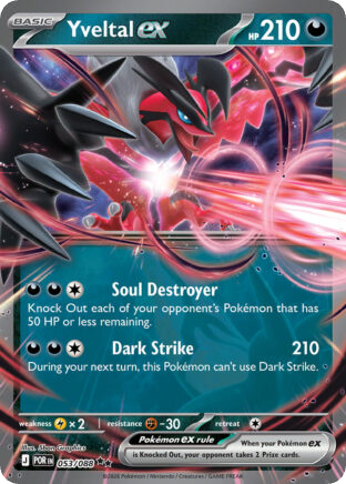 Yveltal — karta Pokémon — stan Near Mint