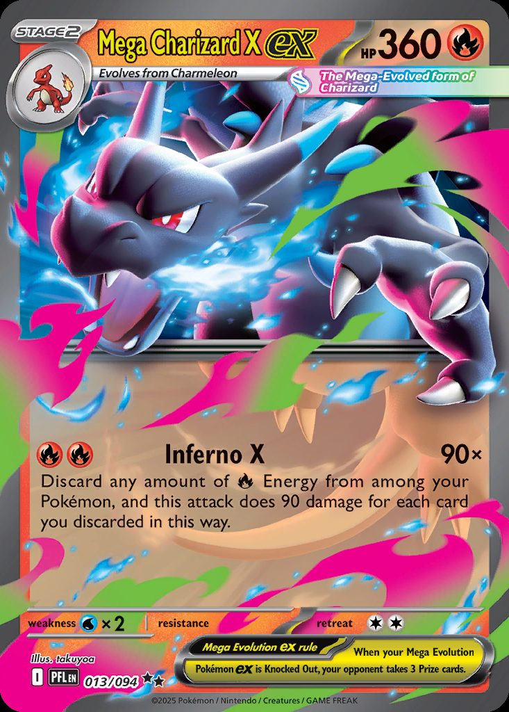 Mega Charizard X — widok 1